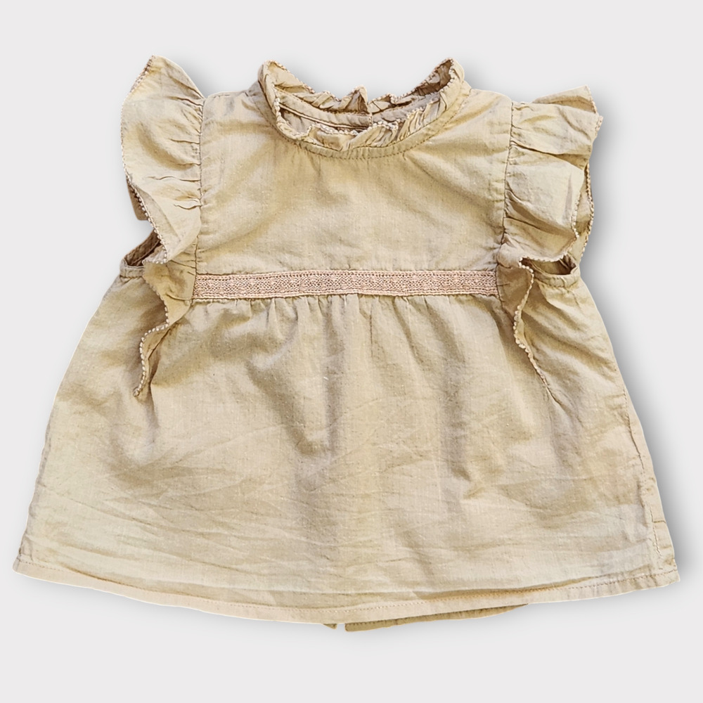 Louis Louise Paris Baby Girl Dress 6 Months Short Sleeve Cotton